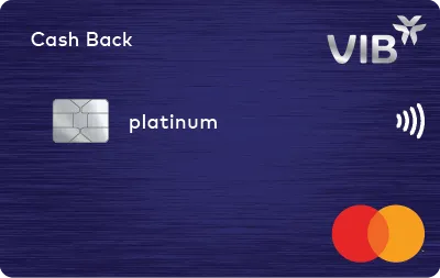 Mở thẻ tín dụng VIB Cash Back